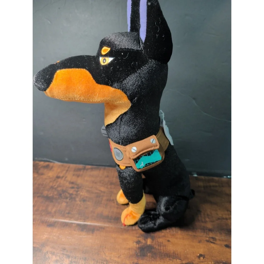 Disney Parks Pixar Up Movie Doberman Pinscher Alpha Talking Plush Working 13